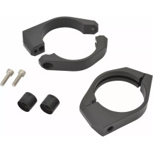 Soporte de montaje — Diámetro de abrazadera 53 mm (2-3/32"), Montaje en horquilla, Negro