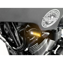 Classic Blinker ST — 12V, 56 mm, Black, Front