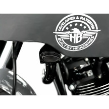 Micro Blinker ST — 38 mm, 12V, bolt-on, black