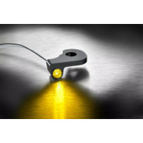 Dash Indicator Light — 12V, Front right mount, Smoke lens, for Harley-Davidson®