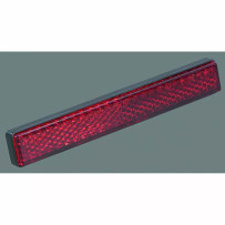 Red/Black Universal Reflector — 100 x 13 mm, KH 2000