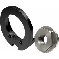 License Plate Side Mount Adapters — 3/4" axle, side-mount kit