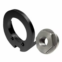 License Plate Side Mount Adapters — 3/4" axle adapter kit