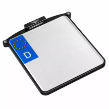 Soporte para matrícula Nano — 12V, montaje atornillado, negro