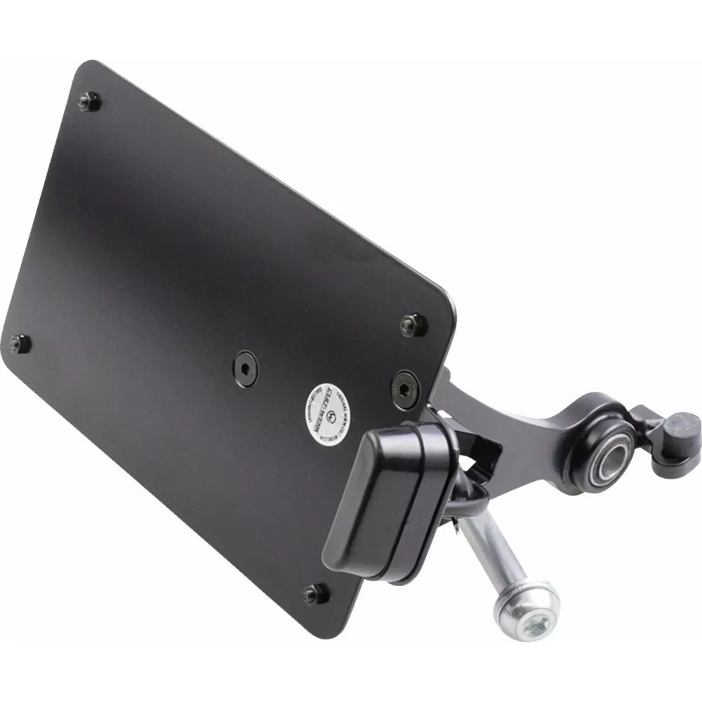 License Plate Holder RH975 — 21 cm W, 13 mm H, rear, black