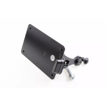 License Plate Holder RH975 — 21 cm W, 13 mm H, rear, black