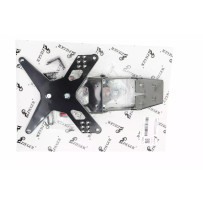 License Plateholder Type E — Italy plate size, rear mount, anodized black