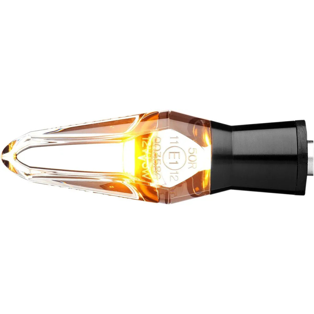 mo-BLAZE Ice Turn Signal — 20.5 mm, Anodized Black