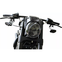 Turn Signal Holder — front mount, black, pair