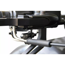 Turn Signal Holder — front mount, black, pair