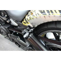 Turn Signal Holder — Black, rear, pair