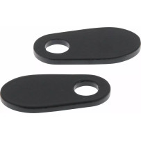 Soporte para intermitente — Montaje trasero, Negro brillante