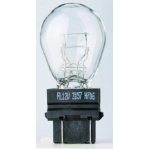 Filament Glass Wedge Bulbs — 12V, 27W, W2.5 x 16q (3157), 10 pack