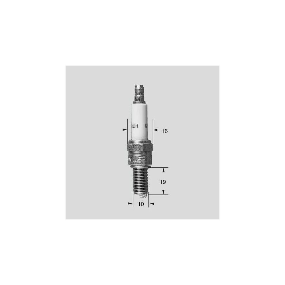 Champion Spark Plugs — Resistor type, projected center electrode, platinum tip