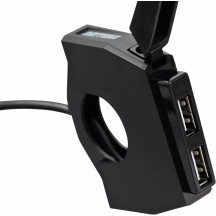 USB Charging Port — USB-A, 12V, Black