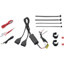 USB Charging Port — 12V, USB-A, Black