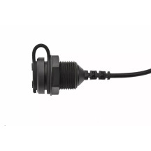 USB Charging Port — 12V, Black