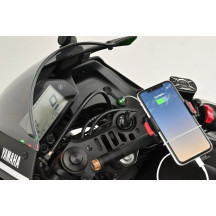 USB Charging Port — 12V, Black