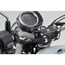 Quick Charge Port USB Type-A — 12V input, QC3.0 (30W), fits 22.2 mm and 25.4 mm handlebars, Black