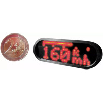 Motoscope Mini — negro anodizado, aluminio mecanizado