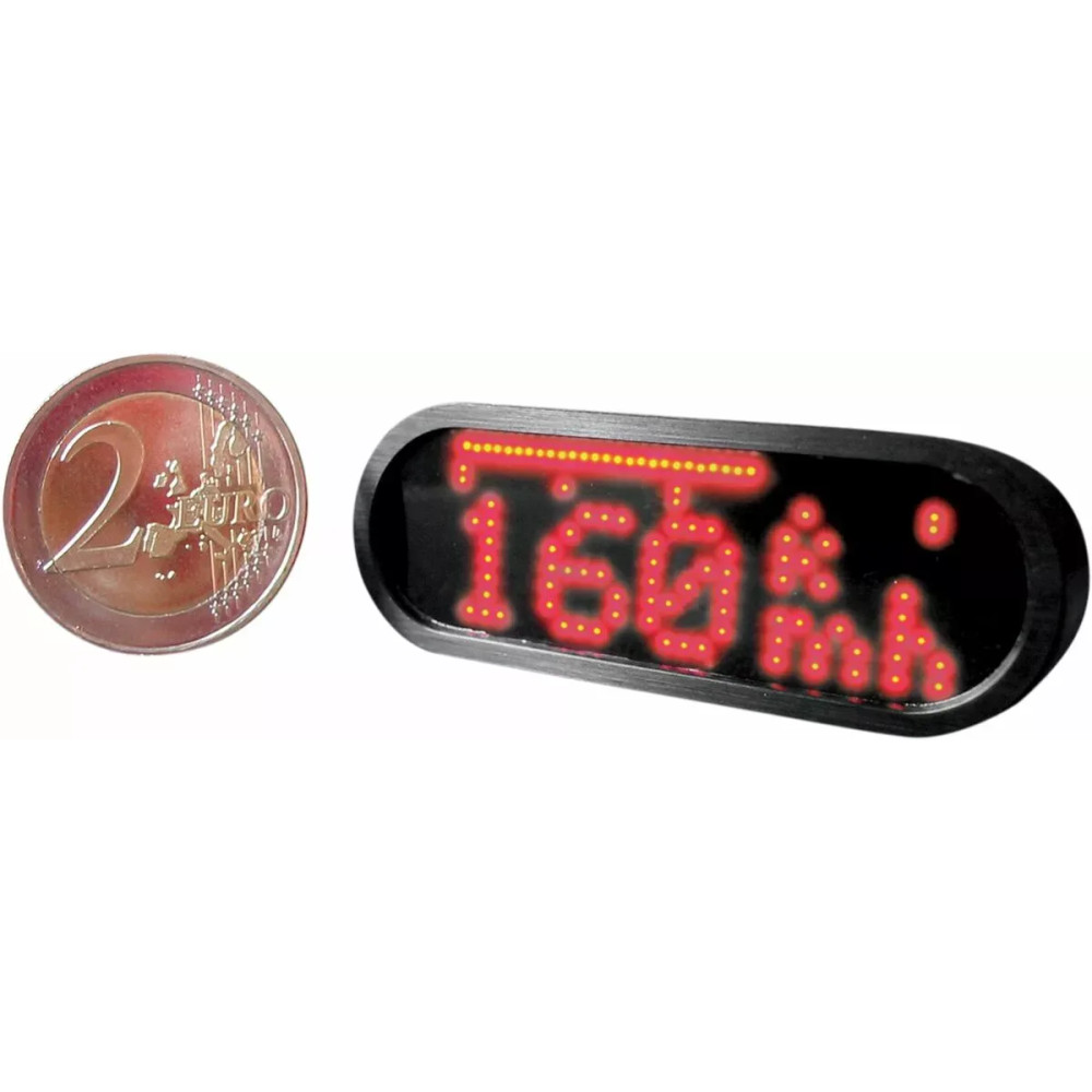 Motoscope Mini — negro anodizado, aluminio mecanizado