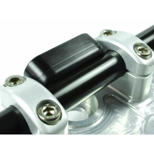 Motoscope Mini Handlebar Bolt-on Bracket — 22 mm (0.87 in), Black