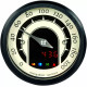Mst Velocímetros — 49 mm, negro anodizado, pulido, acabado latón