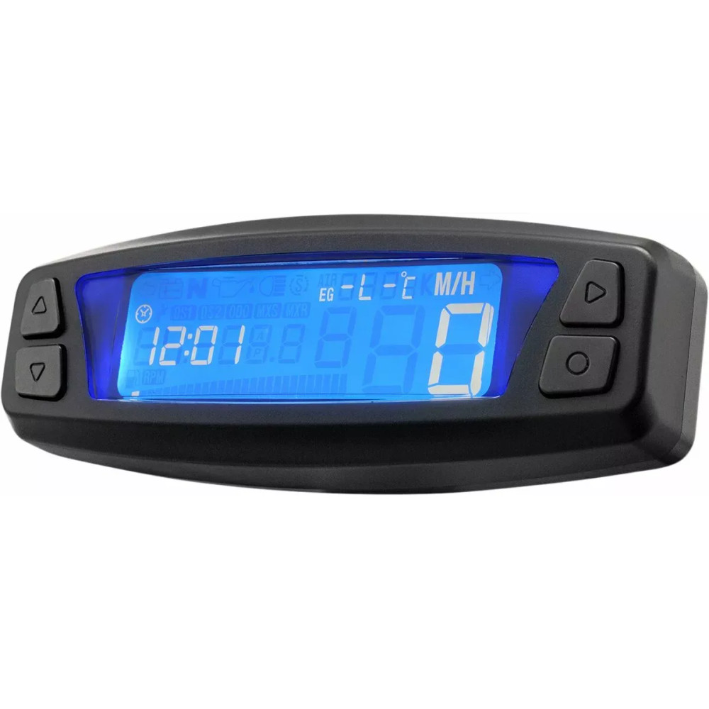 Multifunctional Meter — Universal multi-function speedometer, Black