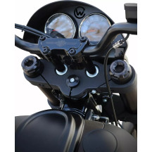 Speedometer Offset Kit — Steel, gloss black