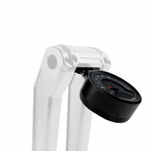 Gauge Mount — Fits HeinzBikes handlebar risers, black or silver