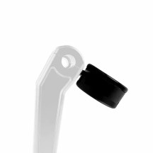 Gauge Mount — Fits HeinzBikes handlebar risers, black or silver