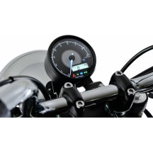 Tacómetro — carcasa negra, aluminio