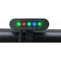 Micro Indicator Light — fits 22.23 mm, 25.40 mm handlebars, Black