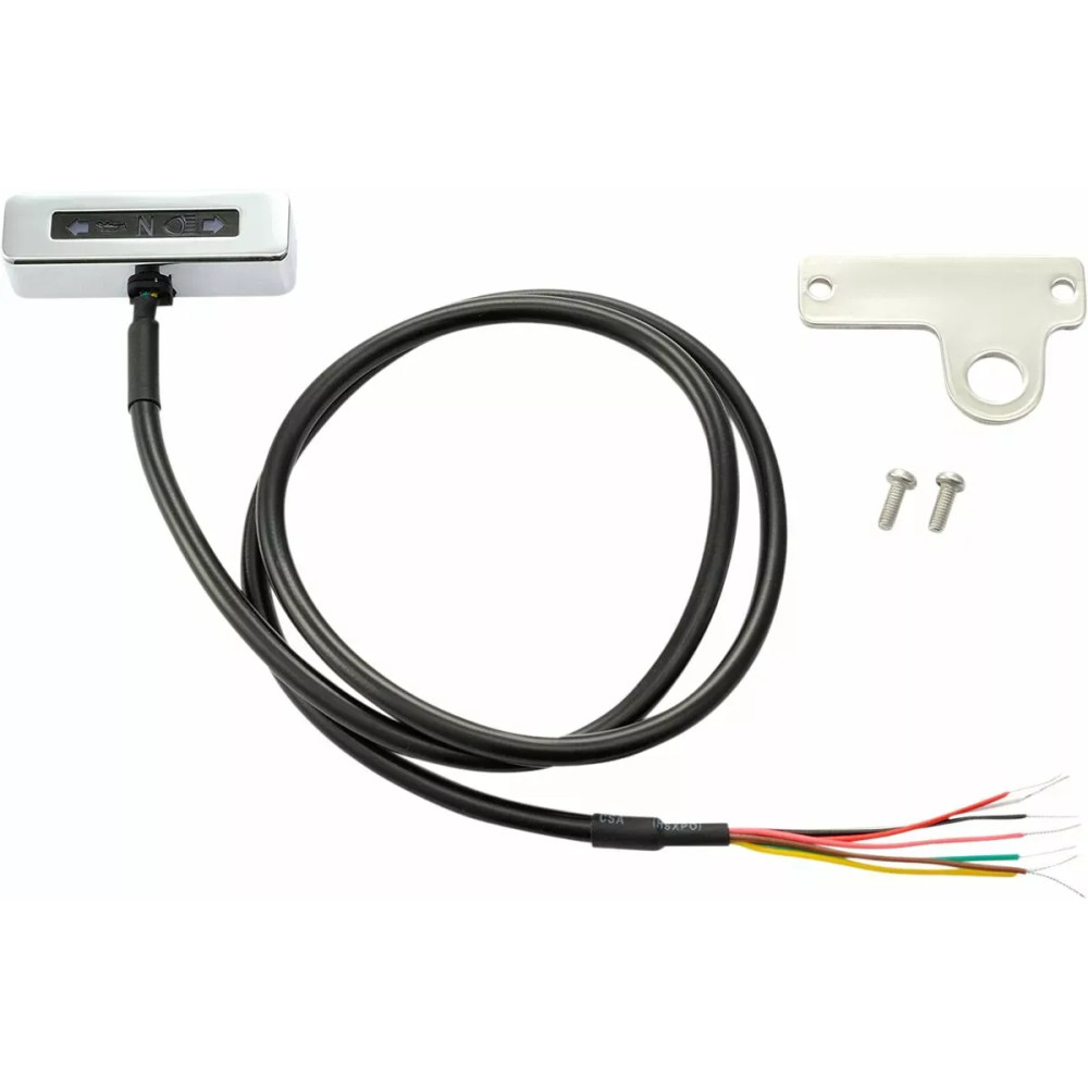 Micro Indicator Light — Front mount, Chrome