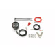 VELONA48 Voltímetro analógico — 8,0–16,0V, carcasa de acero inoxidable