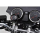 VELONA48 Voltímetro analógico — 8,0–16,0V, carcasa de acero inoxidable
