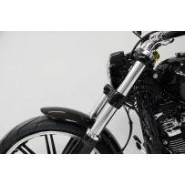 Fork Triple Clamp Screws — Front, Black