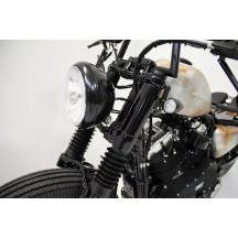 Fork Triple Clamp Screws — Black, for Harley-Davidson Sportster, Kit