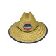Sombrero de paja Scar — Talla única, Crema