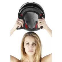 Forro para casco Flower — Adulto, Ajuste estándar, Gris