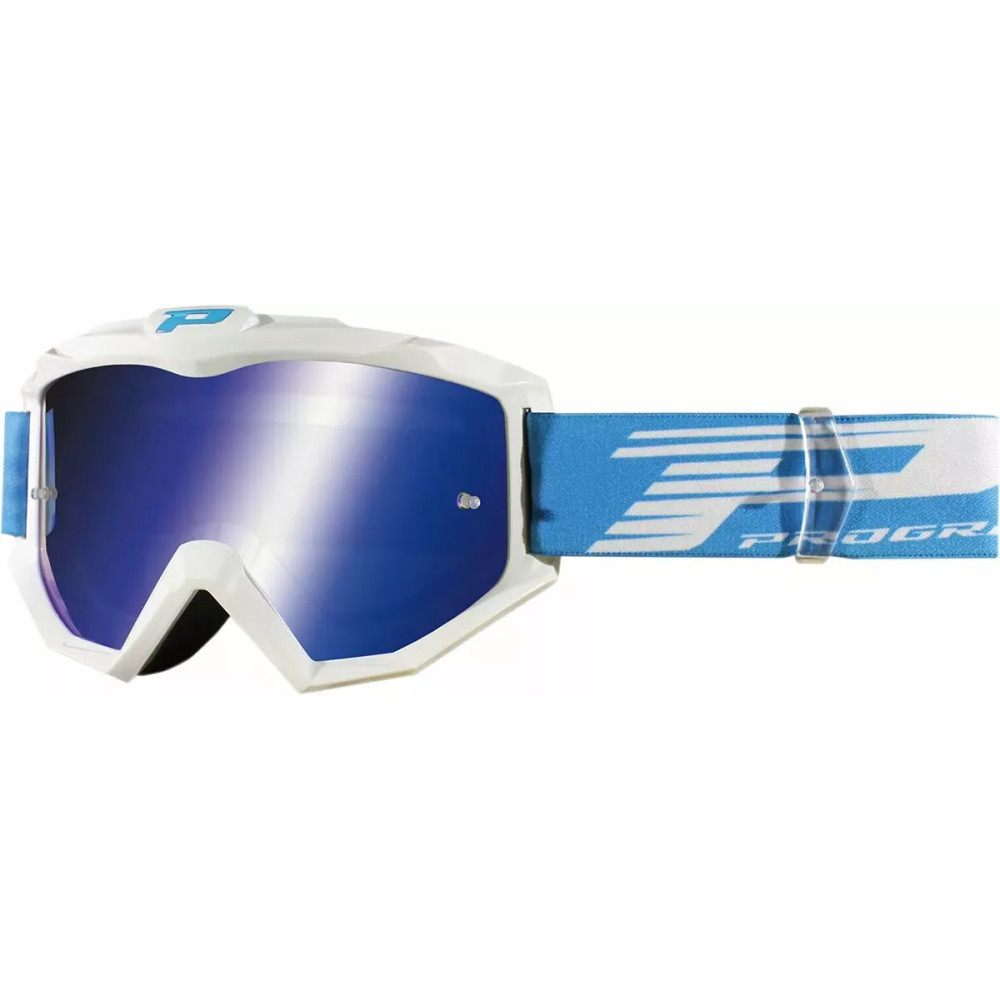 3201FL Atzaki MX Goggles — One Size, Blue, White