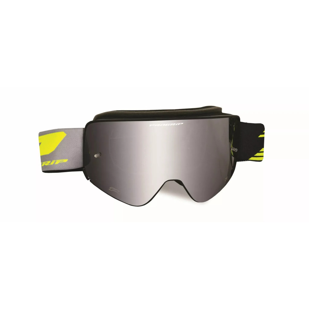 3205 Goggles — One Size, Black/Gray, Mirrored Silver Lens