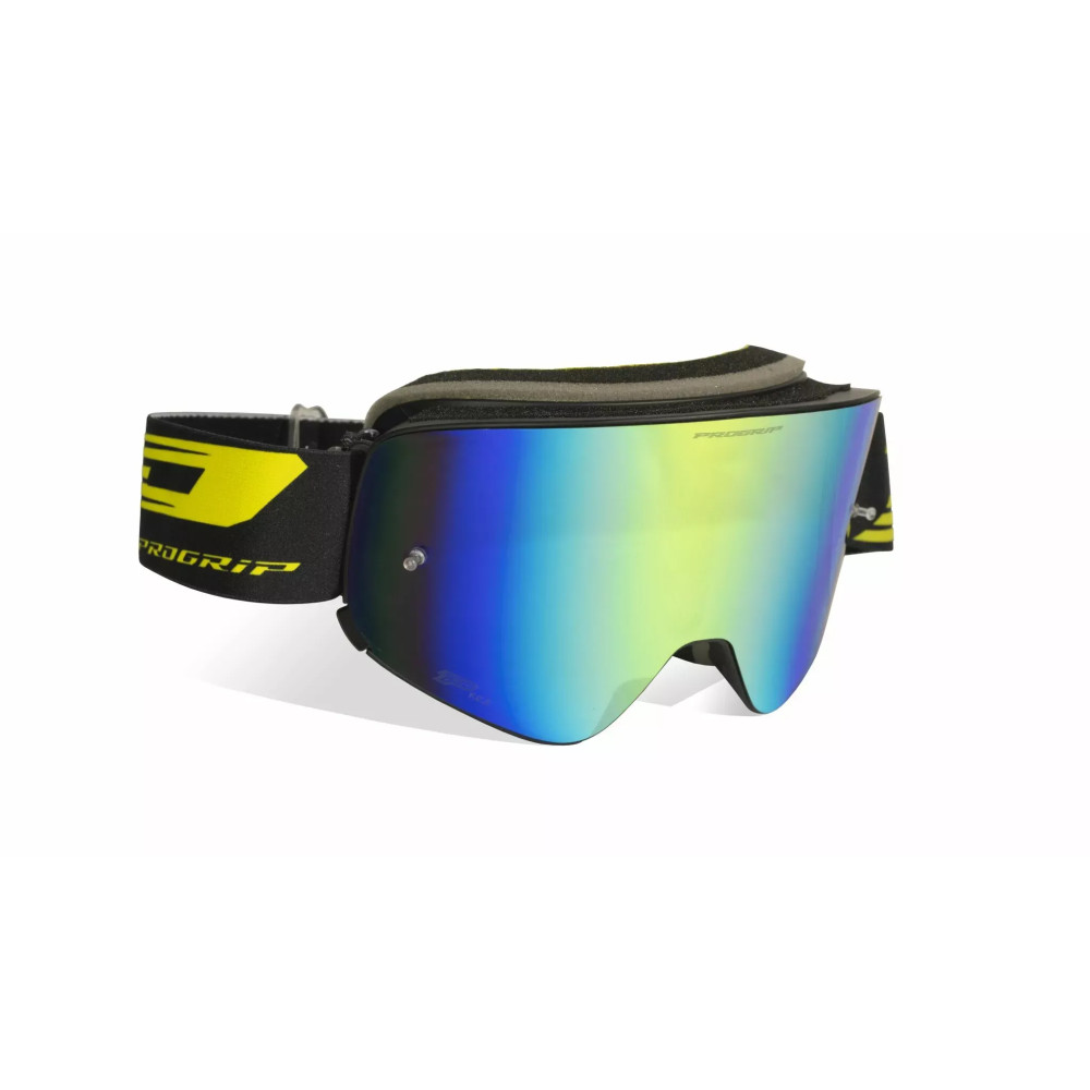 3205 Goggles — One Size, Black/Yellow, Mirror lens
