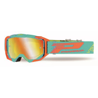 3303 Vista Goggles — One Size, Orange/Turquoise, Yellow mirror lens