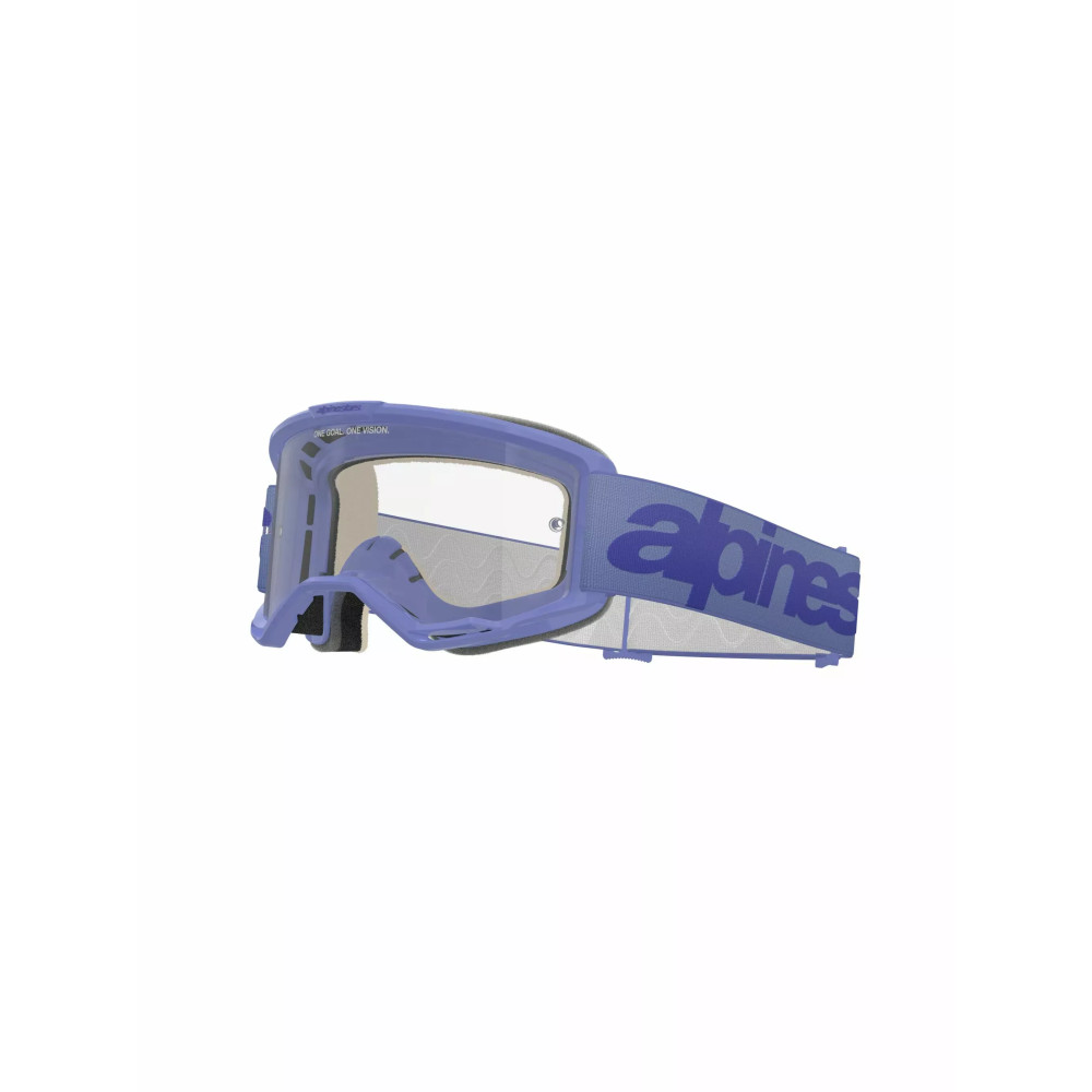 Vision 5 Wordmark Goggle — One Size, Clear lens, Blue