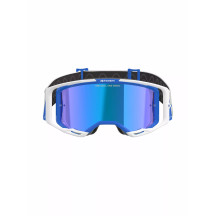 Vision 8 Corp Goggle — One Size, Blue/White/Gray, Mirrored lens