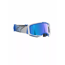 Vision 8 Corp Goggle — One Size, Blue/White/Gray, Mirrored lens