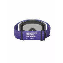 Vision 8 Corp Goggle — One Size, Purple, Mirrored Blue Lens