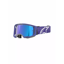 Vision 8 Corp Goggle — One Size, Purple, Mirrored Blue Lens