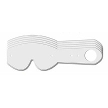 Rapid Goggle Tear Offs — 10 pack, clear